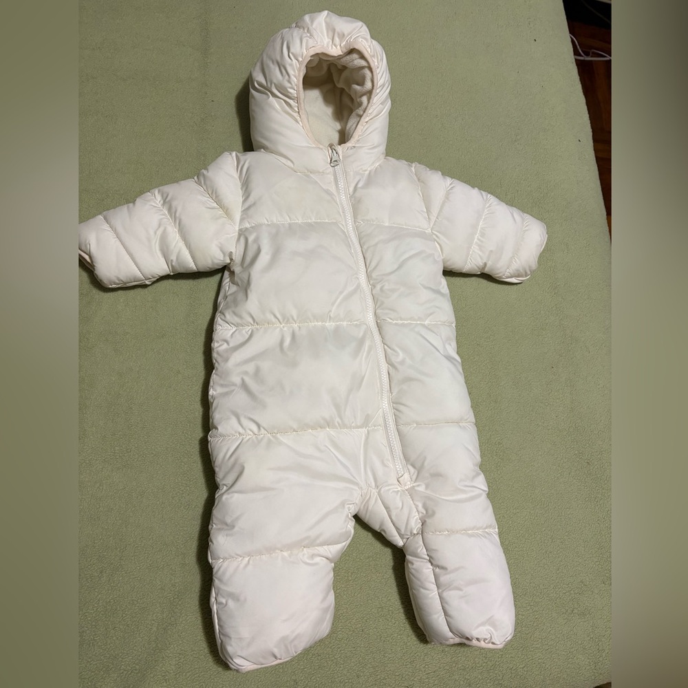 Amazon Essentials White Kids One Piece Footie